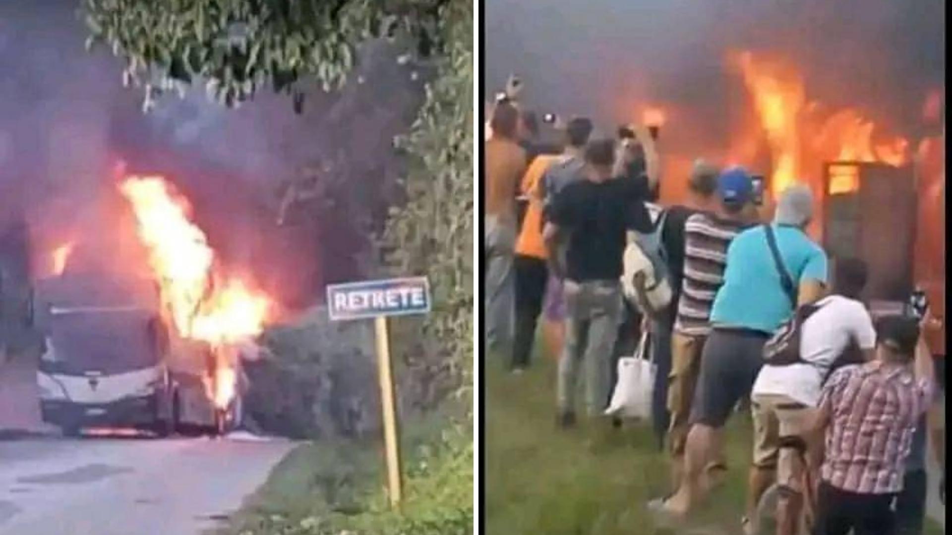 Incendio ómnibus